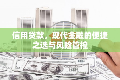长宁信用贷款，现代金融的便捷之选与风险管控