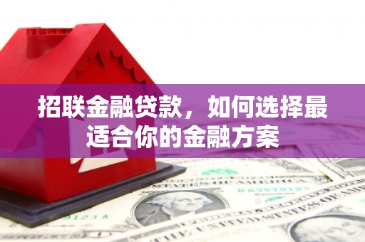 长宁招联金融贷款，如何选择最适合你的金融方案