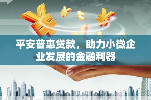 长宁平安普惠贷款，助力小微企业发展的金融利器