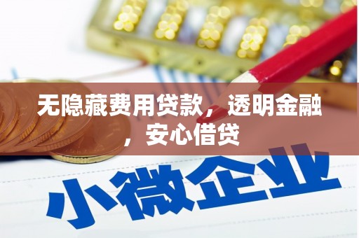 长宁无隐藏费用贷款，透明金融，安心借贷