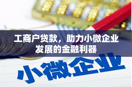 长宁工商户贷款，助力小微企业发展的金融利器