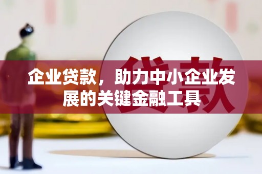 长宁企业贷款，助力中小企业发展的关键金融工具