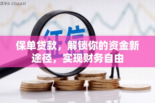 长宁保单贷款，解锁你的资金新途径，实现财务自由