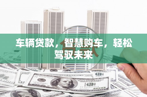 长宁车辆贷款，智慧购车，轻松驾驭未来