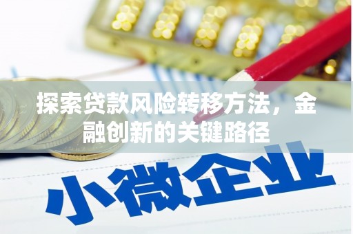 长宁探索贷款风险转移方法，金融创新的关键路径